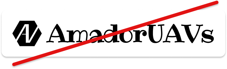 Recreated AmadorUAVs Logo