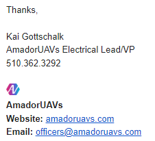 Personal Email Signature